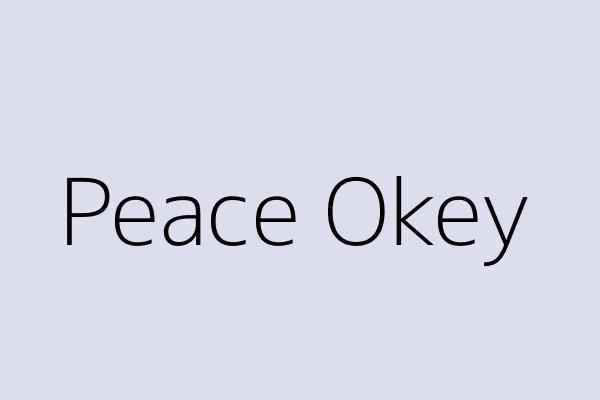 Peace Okey